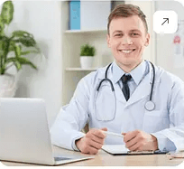 Smiling doctor
